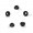 M5 Hardened Carbon Steel Serrated Flange Nut - Silver