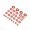 Red Round Insulation Paper Mat Washer (M2)