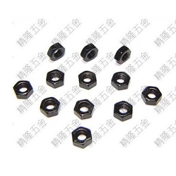 Carbon Steel M3 Black Hex Lock Nut
