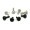 M5.0 x 12mm Silver Thumb Screws (M5X12-S)