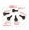 M4.0 x 10mm Black Thumb Screws (M4X10)