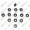 Carbon Steel M2.5 Black Hex Lock Nut