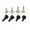 M5.0 x 16mm Black Thumb Screws (M5X16)