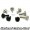 M3.0 x 10mm Silver Thumb Screws (M3X10)