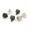 M3.0 x 8mm Black Flat Thumb Screws (M3X8-BF)