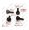 M5.0 x 20mm Black Thumb Screws (M5X20)