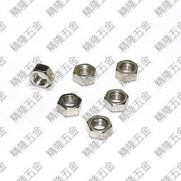 Carbon Steel M5 GB52 Silver Hex Lock Nut
