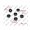 Carbon Steel M6 GB-T6170-2000 Black Hex Lock Nut