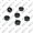 Carbon Steel M6 GB-T6170-2000 Black Hex Lock Nut