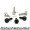 M4.0 x 10mm Black Thumb Screws (M4X10)
