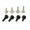 M5.0 x 14mm Silver Thumb Screws (M5X14-S)