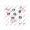Carbon Steel M6 GB52 Silver Hex Lock Nut