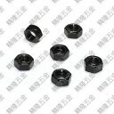 Carbon Steel M6 GB-T6170-2000 Black Hex Lock Nut