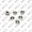 Carbon Steel M5 GB52 Silver Hex Lock Nut