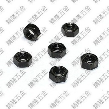 Carbon Steel M6 GB-T6170-2000 Black Hex Lock Nut