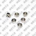 Carbon Steel M5 GB52 Silver Hex Lock Nut