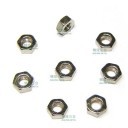 Carbon Steel M3 Silver Hex Lock Nut